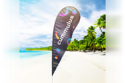 Quill Feather Bow Sail Flag MockUp, an Advertising Mockup by coloformia (Thumbnail 12 of 15)
