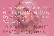 Lovingly - A Simple, Modern Font, a Sans Serif Font by SocialStyleTemplates (Thumbnail 4 of 5)