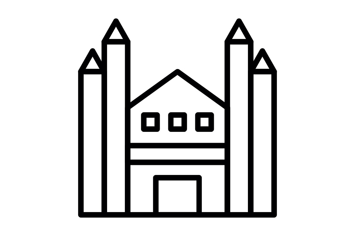 Milan Line Icon, an Icon by Pexelpy (Photo 1 of 2)