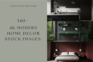 340+ 4K Modern Home Decor Bundle, an Architecture Photo by typeflair