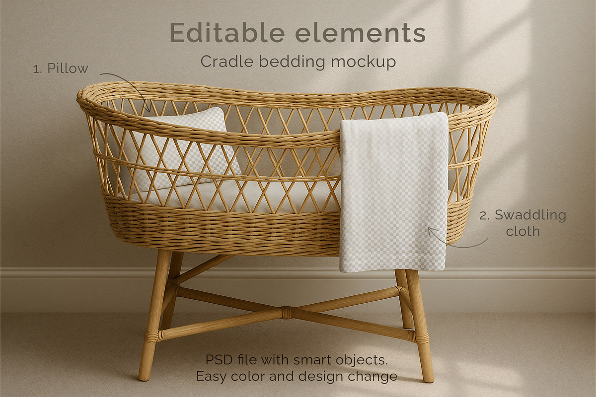 Kids Room Mockup PSD. Wall, Textile, a Product Mockup by Alisles (Photo 2 of 12)