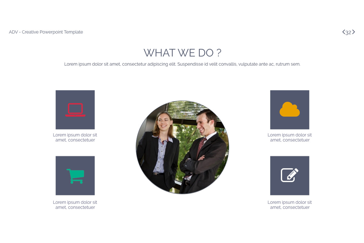 ADV Powerpoint Template, a Presentation Template by OXXO (Photo 32 of 78)