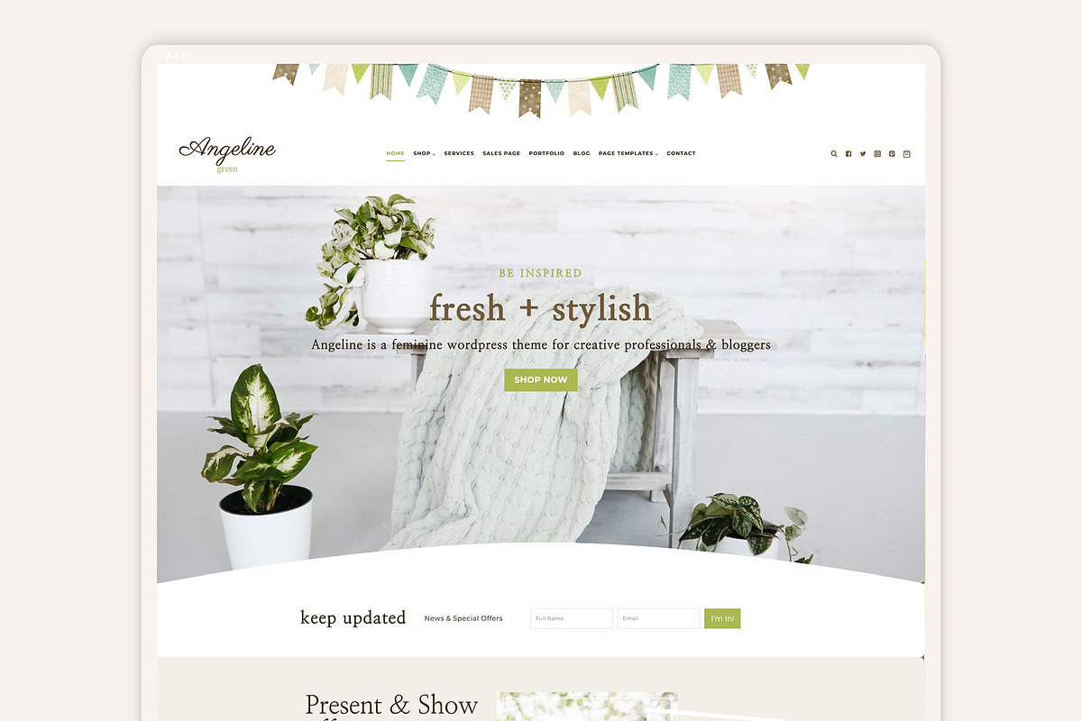 Angeline-gr-WordPress Kadence Theme, a WordPress Template by StylishDesignMe (Photo 1 of 10)