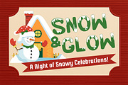 Snowbliss – Winter Display Font, a Sans Serif Font by Vadovastd (Thumbnail 6 of 7)