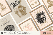 50 Dark Christmas Poster Templates, an Object Graphic by KetteCreate (Thumbnail 1 of 15)