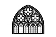 Gothic Church Window Frame Bundle, an Illustration by jahid234 (Thumbnail 17 of 31)