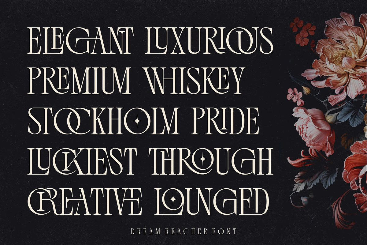 Dream Reacher Font, a Serif Font by Asenbayu (Photo 2 of 12)