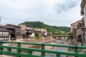 Miyagawa River flowing through traditional houses in Takayama, J, an Architecture Photo by GoodGoods
