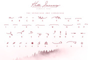 Hello January cursive font Cyrillic, a Script Font by IraDvilyuk (Thumbnail 18 of 20)