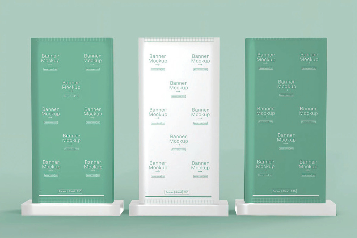 Banner Exhibition Mockup, an Advertising Mockup by skybluecreative (Photo 1 of 2)