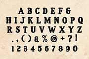 Texas Distress Vintage Font, a Slab Serif Font by Fourteen Letter (Thumbnail 3 of 6)