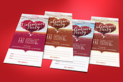 Tree Heart Valentines Party Ticket, a Card Template by Godserv Designs (Thumbnail 8 of 9)