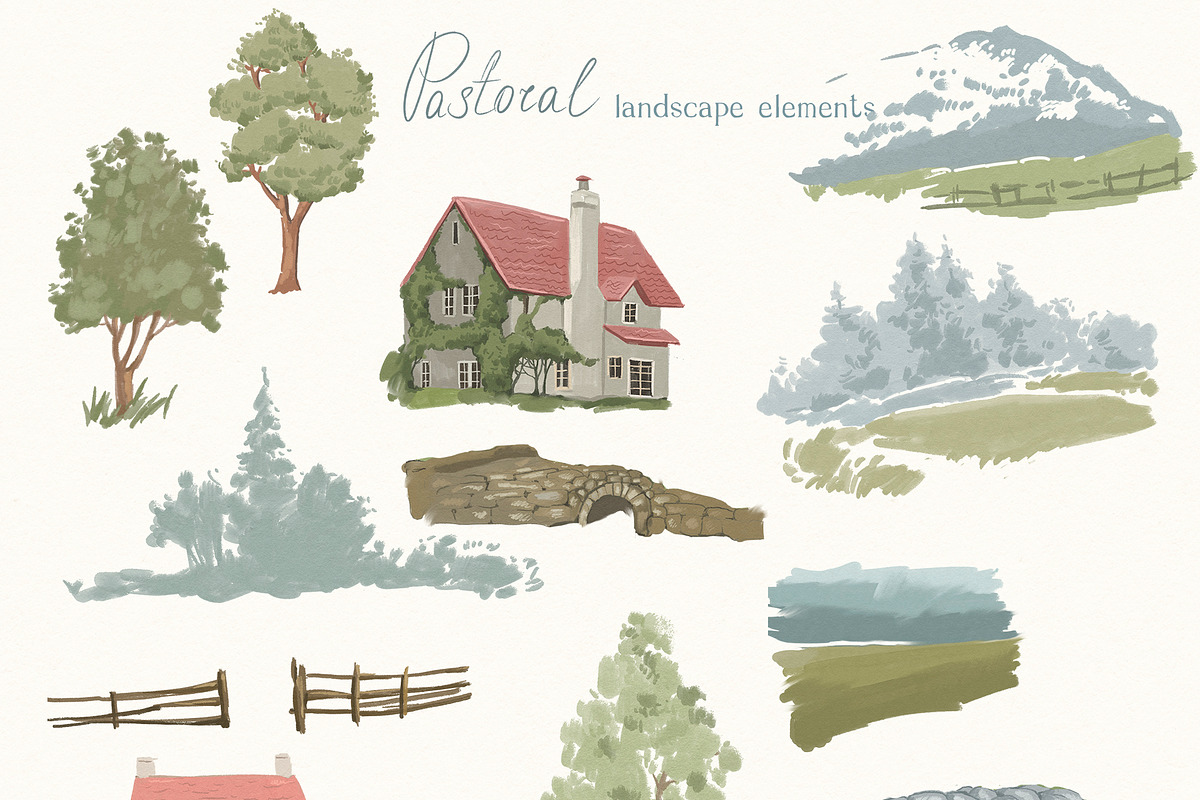Cottagecore PNG Frames Illustrations, a Decorative Illustration by whiteheartdesign (Photo 7 of 19)
