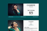 Fashion Gift Voucher, a Card Template by SmmrDesign (Thumbnail 1 of 4)