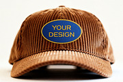 Embroidered Cap Patch Mockup, an Apparel Mockup by Design Squad (Thumbnail 4 of 4)