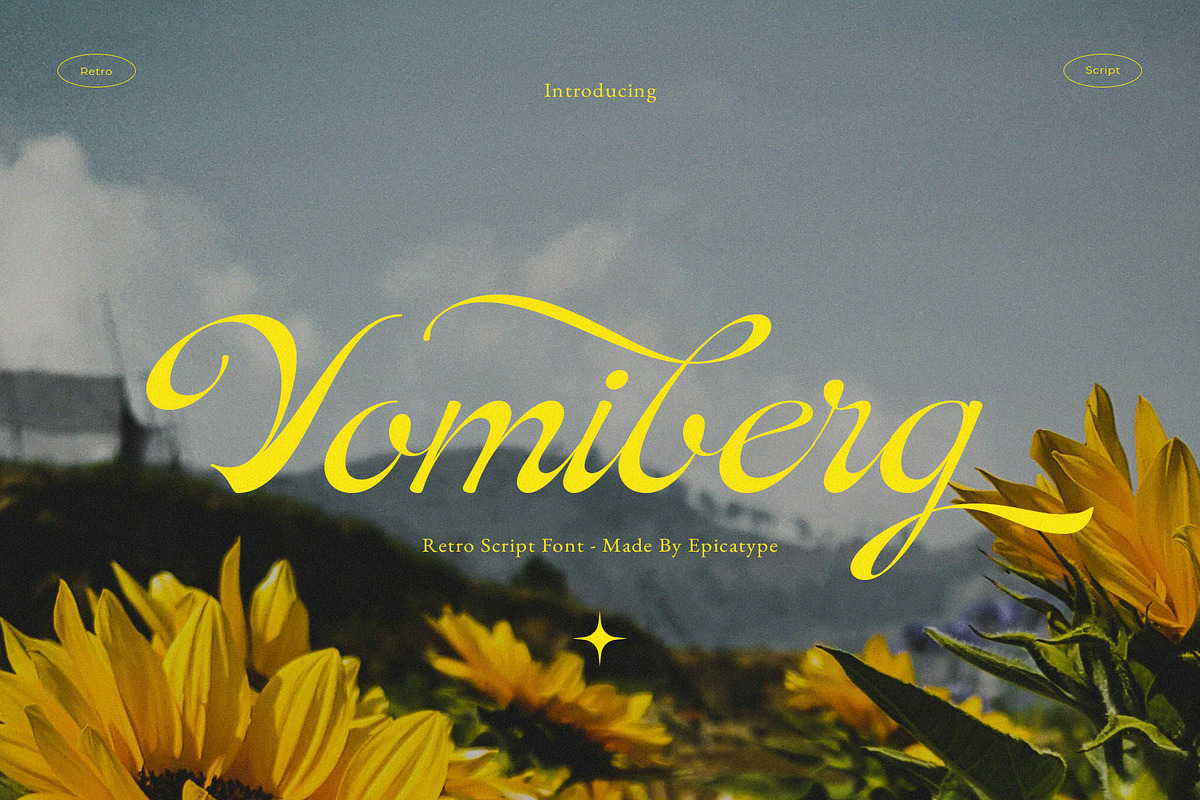 Vomiberg || Retro Script Font, a Script Font by epicatype (Photo 11 of 11)