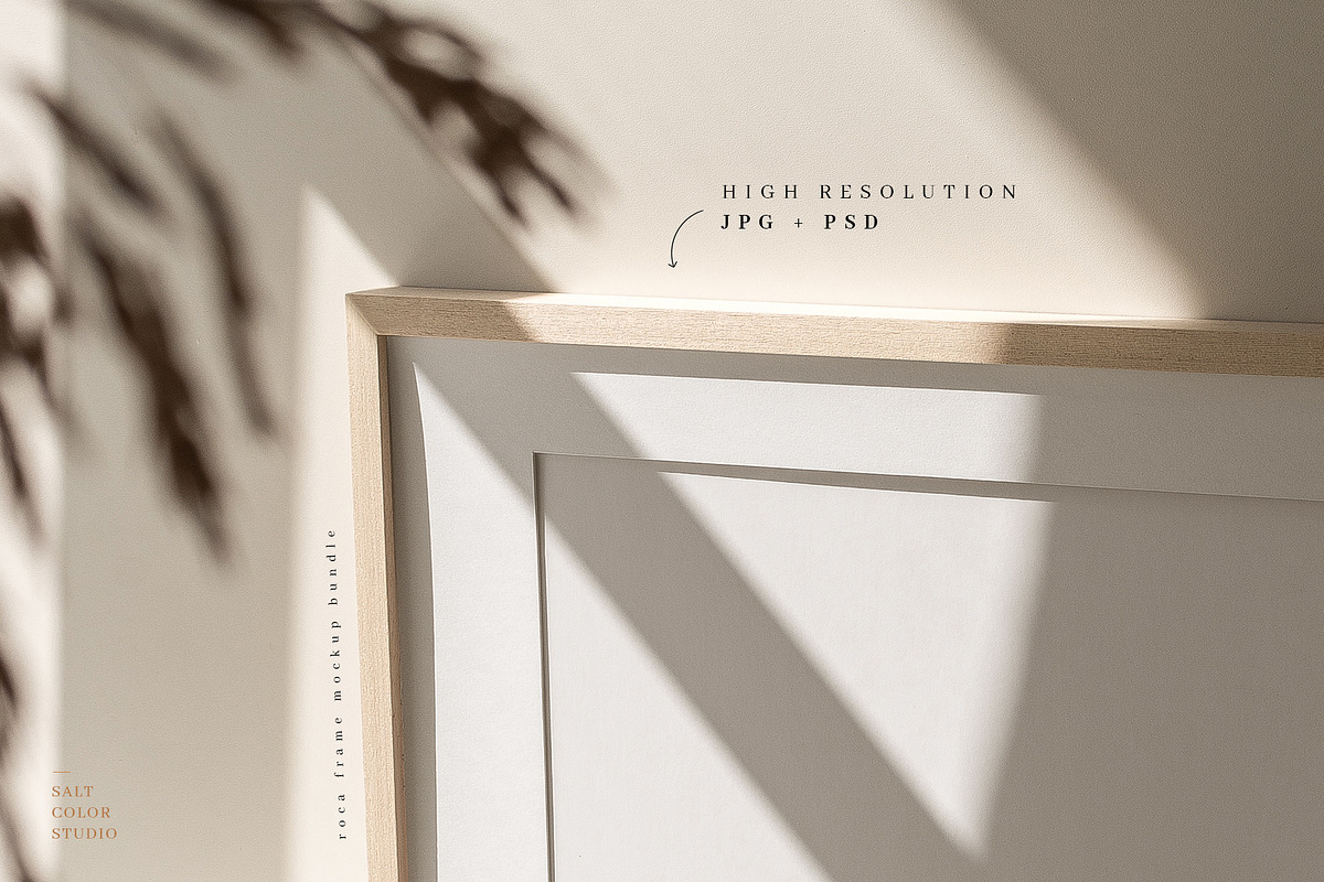 Roca Frame Mockup Bundle - JPG + PSD, a Household Mockup by Salt Color Studio (Photo 4 of 14)