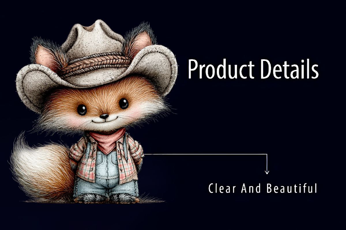 Whimsical Western Animals Clipart, a Seasonal Illustration by RobertsArt (Photo 5 of 7)