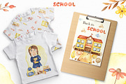 SCHOOL watercolor collection, an Education Illustration by Marina Ermakova (Thumbnail 8 of 11)