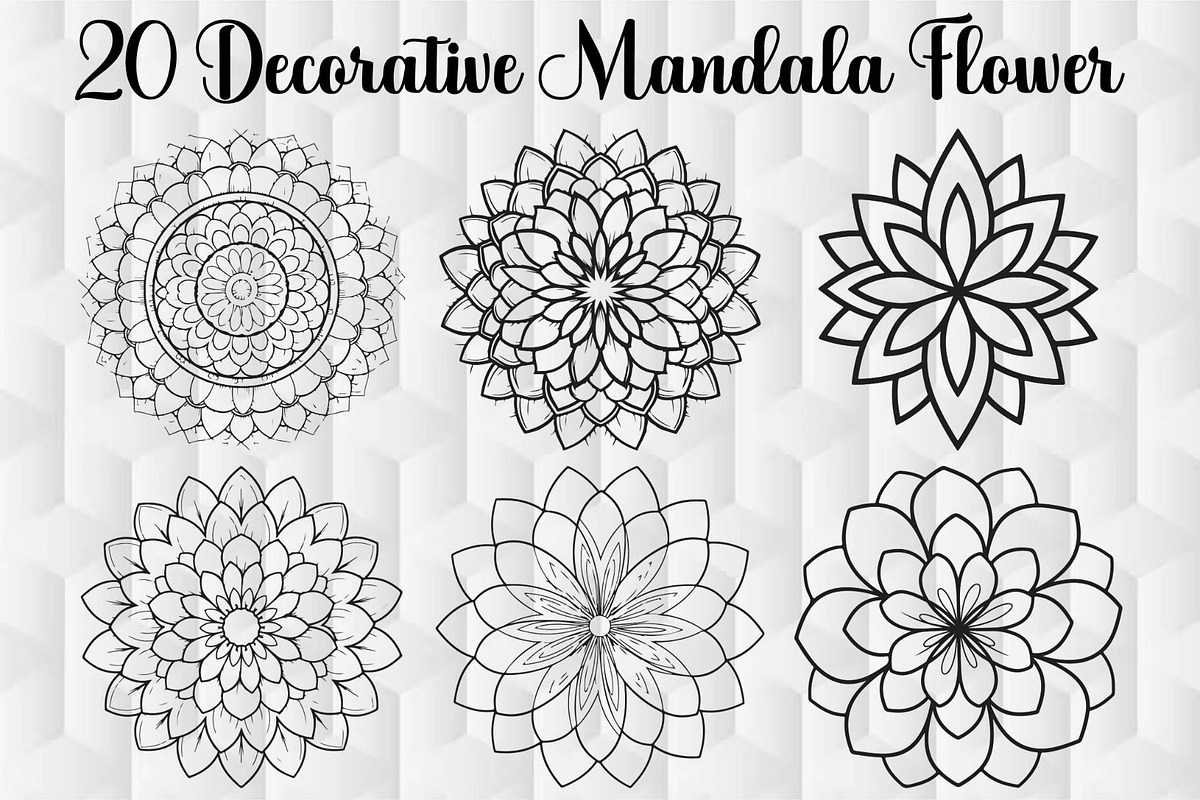 Decorative Mandala Flower, an Object Graphic by Designer_Momina (Photo 1 of 20)