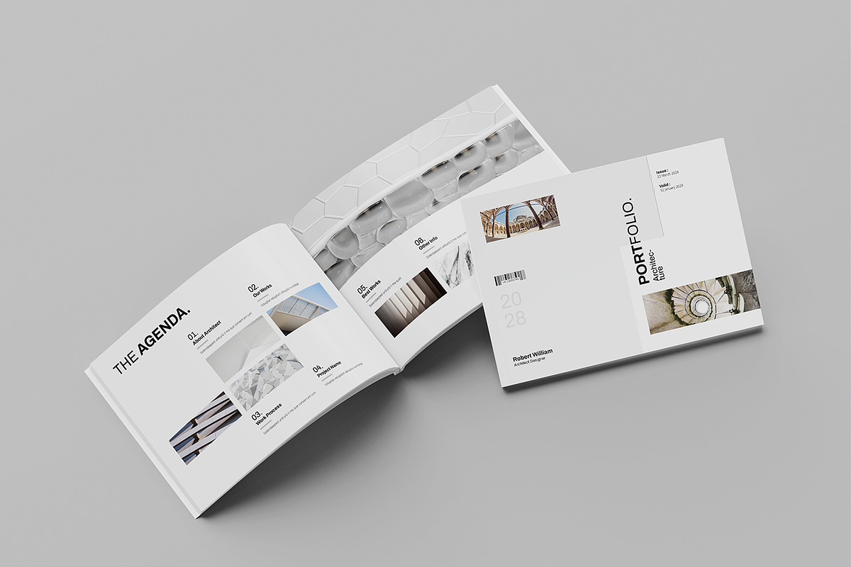 Architecture Portfolio Brochure, a Brochure Template by Spark_Creative (Photo 2 of 11)