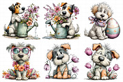 Spring Dog Clipart Set Bundle, an Illustration by Daily.Designs (Thumbnail 4 of 7)