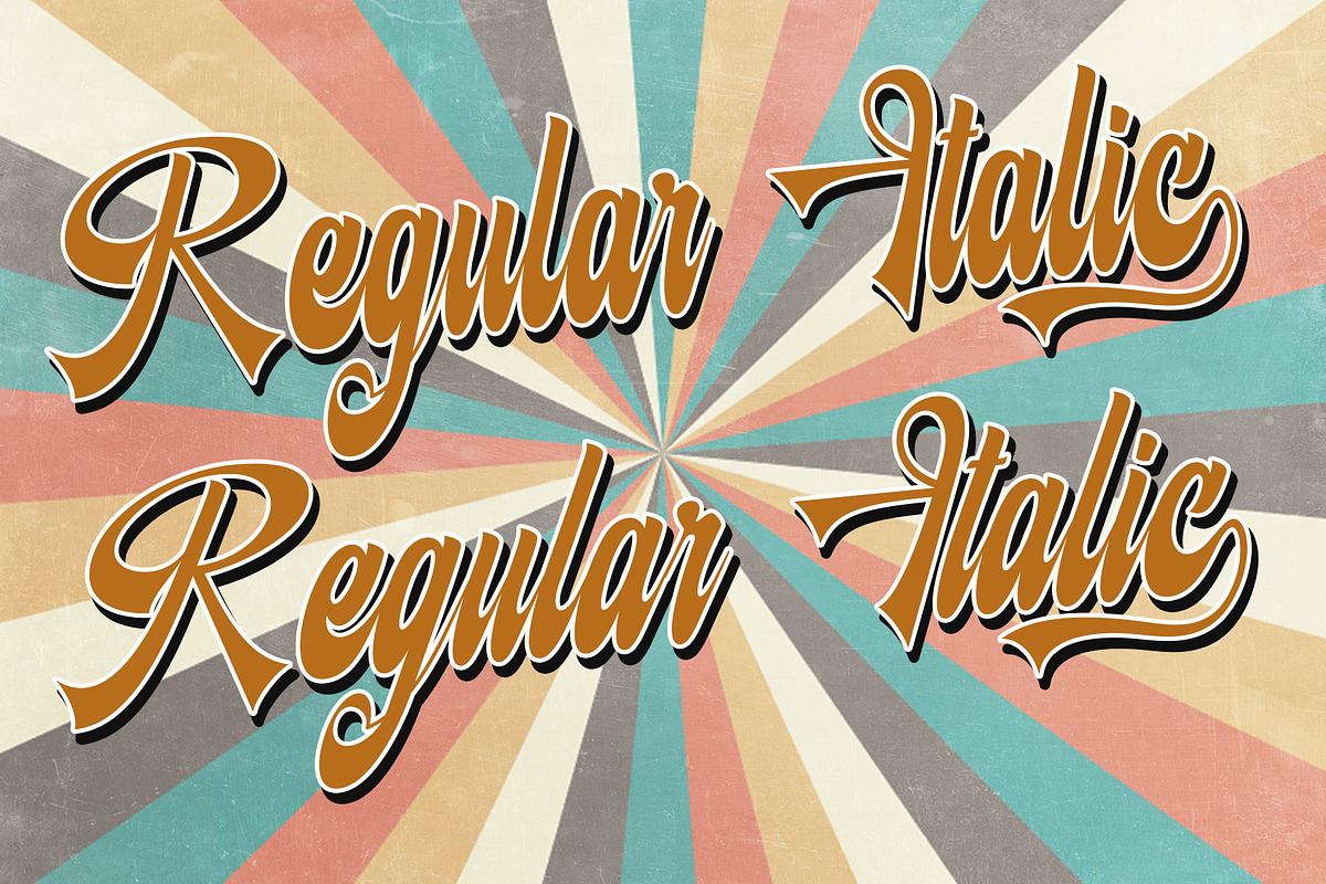 Retrobeat – Bold Retro Script Font, a Script Font by Letterara (Photo 8 of 14)