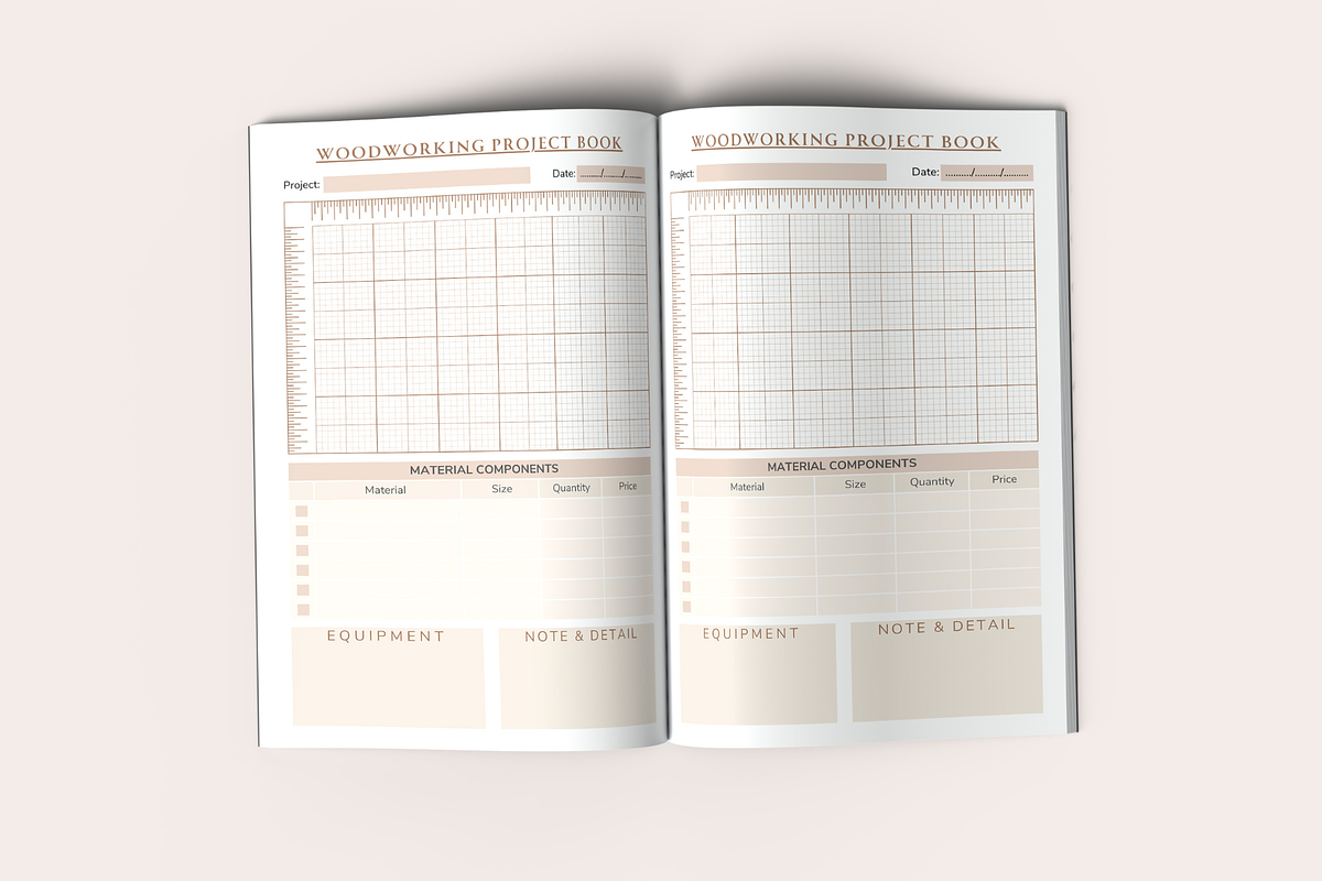 Woodworking Project Book | KDP, a Templates & Theme by KDPISH (Photo 3 of 4)