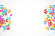 Festive background with balloons, a Decorative Illustration by Yayasya (Thumbnail 3 of 3)
