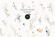 WILDFLOWERS tiny watercolor floral, a Decorative Illustration by Lana Elanor (Thumbnail 5 of 15)