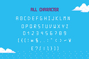 Pixelarc Pixel Monoscape Font, a Symbol Font by Vadovastd (Thumbnail 2 of 7)