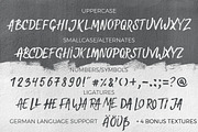 Wilde Wasser - Textured Brush Font, a Script Font by CreativeJourney (Thumbnail 2 of 7)