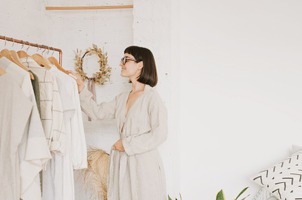 Woman in robe containing woman, person, and girl, a Person Photo by Julia Brenner