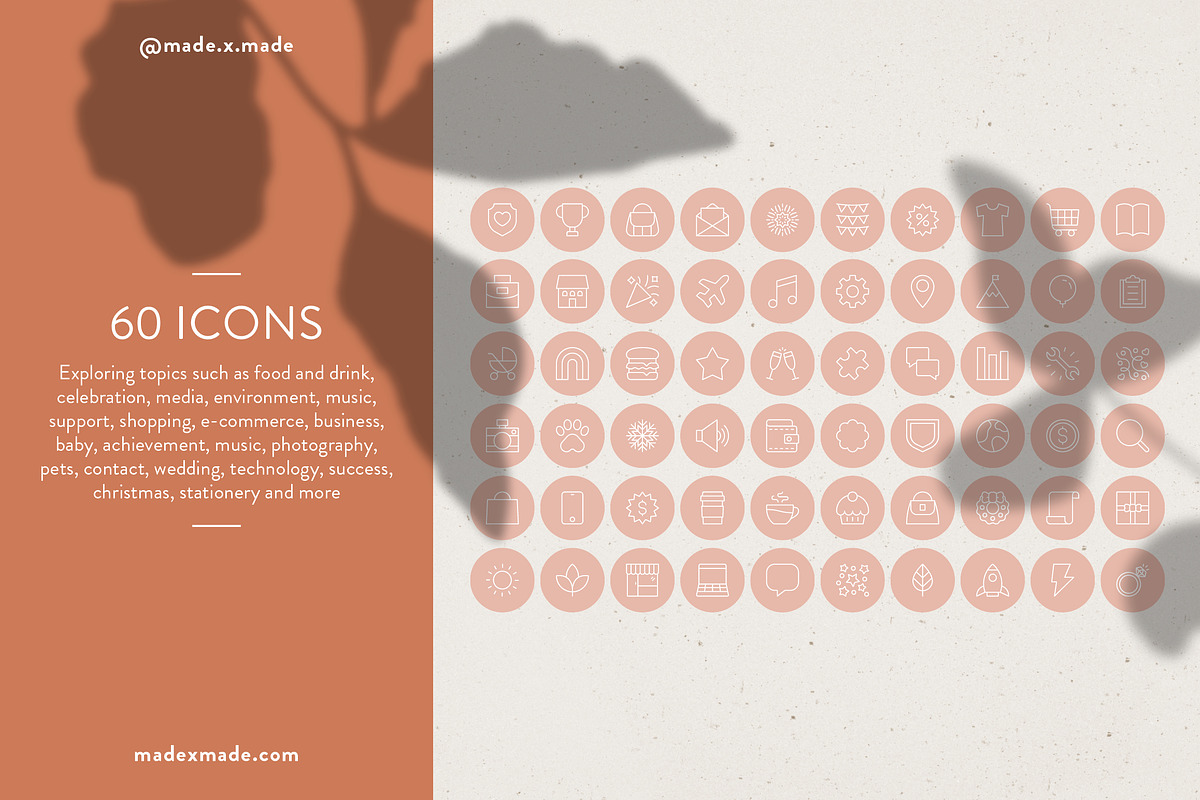 Popular Instagram Highlight Covers, a Social Media Template by Made by Made (Photo 4 of 7)