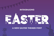 Easter Silhouette Font, a Font by Salt & Pepper Designs (Thumbnail 1 of 5)