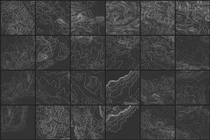 Topographic Maps Vector Bundle