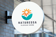 Sun Nature Tech Logo, a Branding & Logo Template by Design_Planet (Thumbnail 2 of 3)