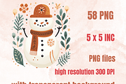 Scandinavian Winter Folk Art, a Seasonal Illustration by GiraffeCreative (Thumbnail 2 of 6)