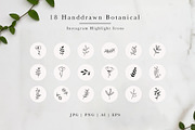 Botanical Instagram Highlight Icons, a Social Media Template by Irene Florentina Design (Thumbnail 2 of 4)