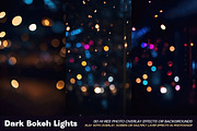 Dark Bokeh Photo Overlay Effects, a Background Graphic by Deeezy (Thumbnail 12 of 14)