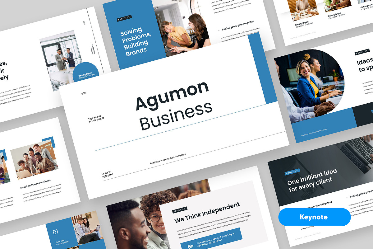 AGUMON - Business Keynote Template, a Presentation Template by rgbryand ...