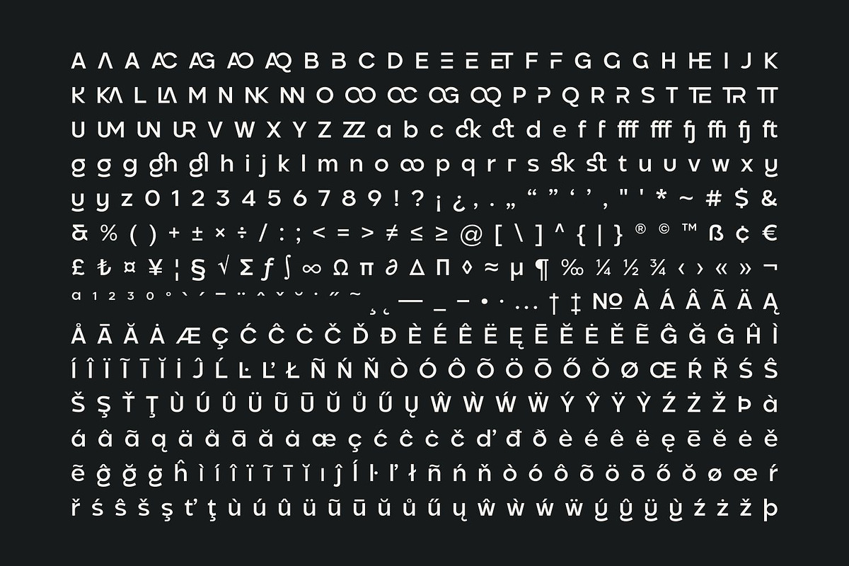 Pogonia - Modern Font Family, a Sans Serif Font by Asenbayu (Photo 13 of 14)