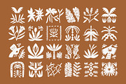 207 FOLK TROPICAL SHAPES AND BORDERS, a Decorative Illustration by Favete Art (Thumbnail 7 of 17)