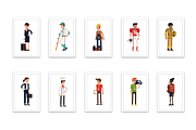 Flat Characters: Professions Bundle, a Person Illustration by Masha Tace (Thumbnail 2 of 2)