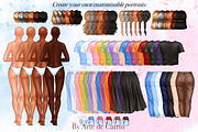 Best Mom Clipart, Mom with babies, a Person Illustration by ArtedeCatrin (Thumbnail 2 of 10)