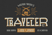 Traveler v.2 typeface, a Font by Gleb Guralnyk (Thumbnail 1 of 8)
