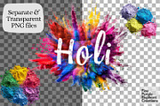 Holi Festival of Color Powder Explos, an Object Graphic by Fine Purple Elephant (Thumbnail 2 of 4)