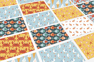 On The Beach Summer Pattern Set