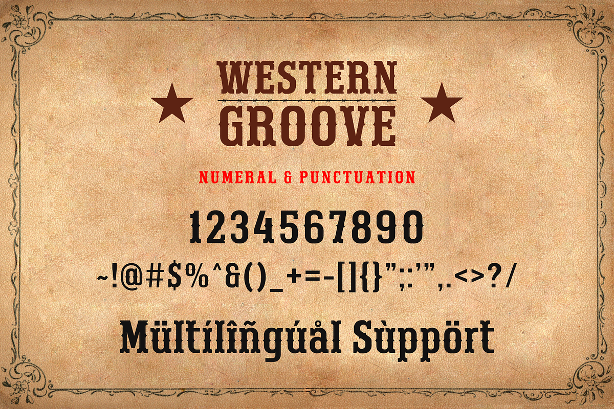 Western Groove - Western Font, a Serif Font by Sronstudio (Photo 12 of 12)