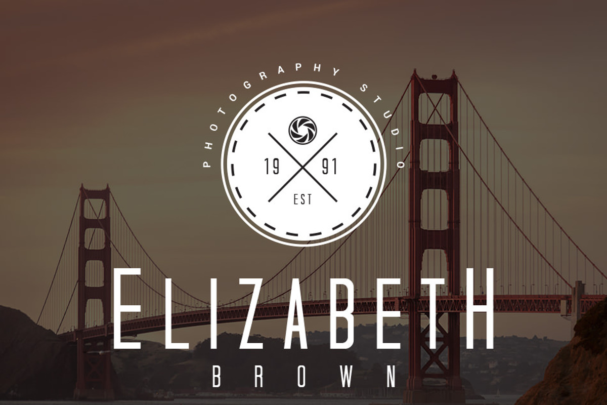 Premium Photography Hipster Logo, a Branding & Logo Template by SweetShutterStyle (Photo 3 of 3)